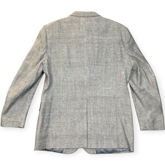 ANDRÉ VILLARD Paris Mens Blazer Donegal Tweed Classic Tailored Sport Coat 46L - Picture 3 of 16